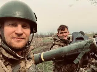 Paul Grey (z lewej) i Manus McCaffery (z prawej)