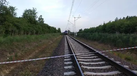 Pociąg potrącił mężczyznę. Z nasypu ewakuowano 320 pasażerów