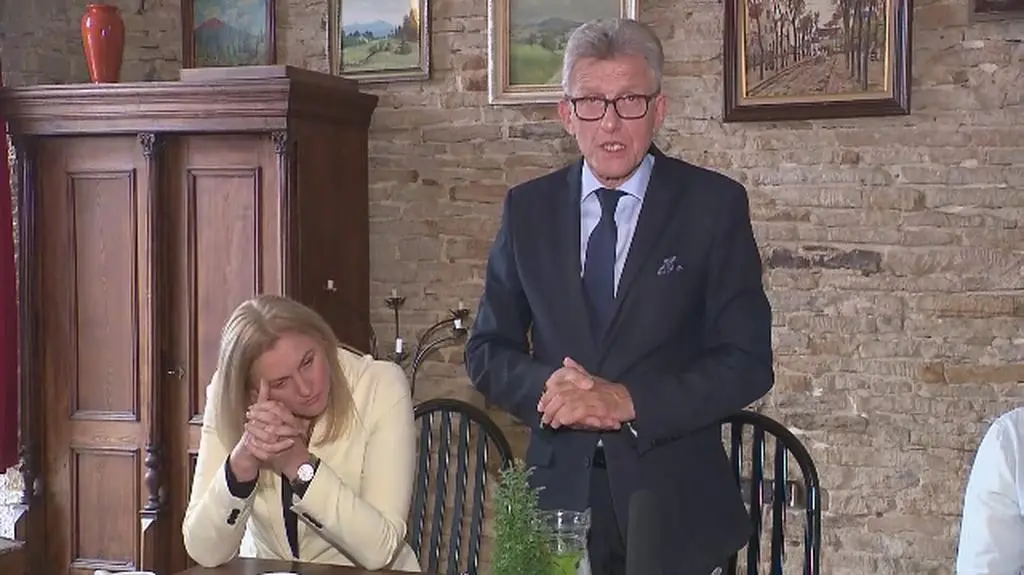 Stanisław Piotrowicz wziął udział w spotkaniu w Chlewiskach