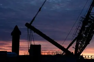 Starship w bazie SpaceX w Teksasie, grudzień 2023