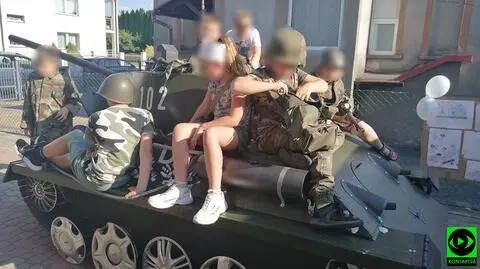 Dziadek zbudował dla swoich wnuków czołg