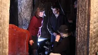 Reżyserka Maria Lloyd na planie