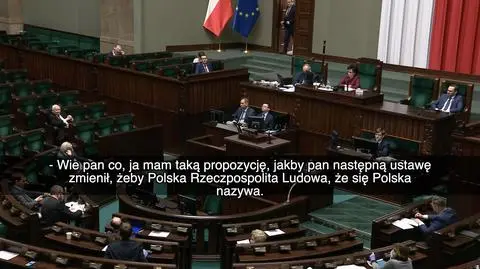 Sławomir Nitras został upomniany przez marszałek Sejmu