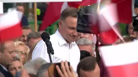 Spotkanie Andrzeja Dudy z mieszkańcami Odrzywołu