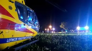 Po wypadku Kacpra przetransportowano do szpitala we Wrocławiu