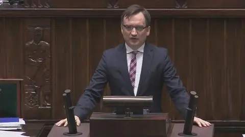 Ziobro w Sejmie na temat SKOK-u Wołomin