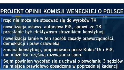 Projekt opinii Komisji Weneckiej