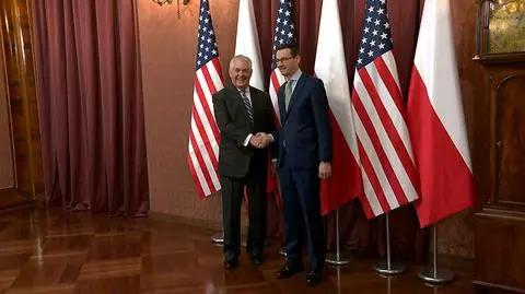 Rex Tillerson spotkał się z Mateuszem Morawieckim