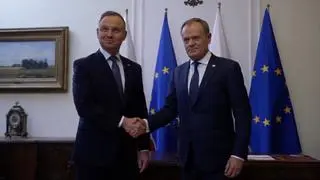 Andrzej Duda i Donald Tusk
