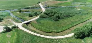 Węzeł wodny Modzelówka przed wykonaniem prac