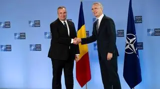 Szef NATO Jens Stoltenberg spotkał się z premierem Rumunii Nicolae Ciucą