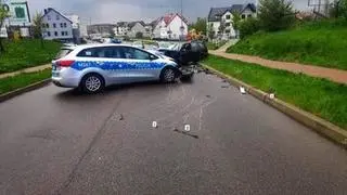 Wypadek w Topiłówce k. Augustowa 