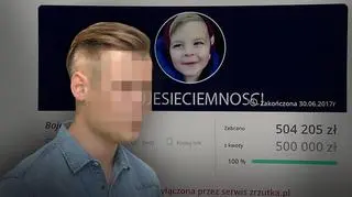 Zebrał pół miliona złotych na "chorego Antosia". Usłyszał zarzut wyłudzenia pieniędzy