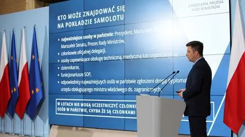 Projekt w sprawie lotów VIP-ów wysłany do klubów parlamentarnych