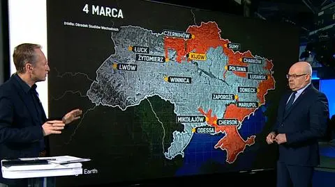 Jak zacieśnia się pierścień wojsk wokół Kijowa? Gdzie uderzają Rosjanie? Generał Skrzypczak wyjaśnia