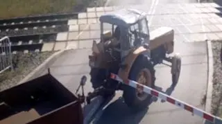 Rogatka zahaczyła o błotnik 