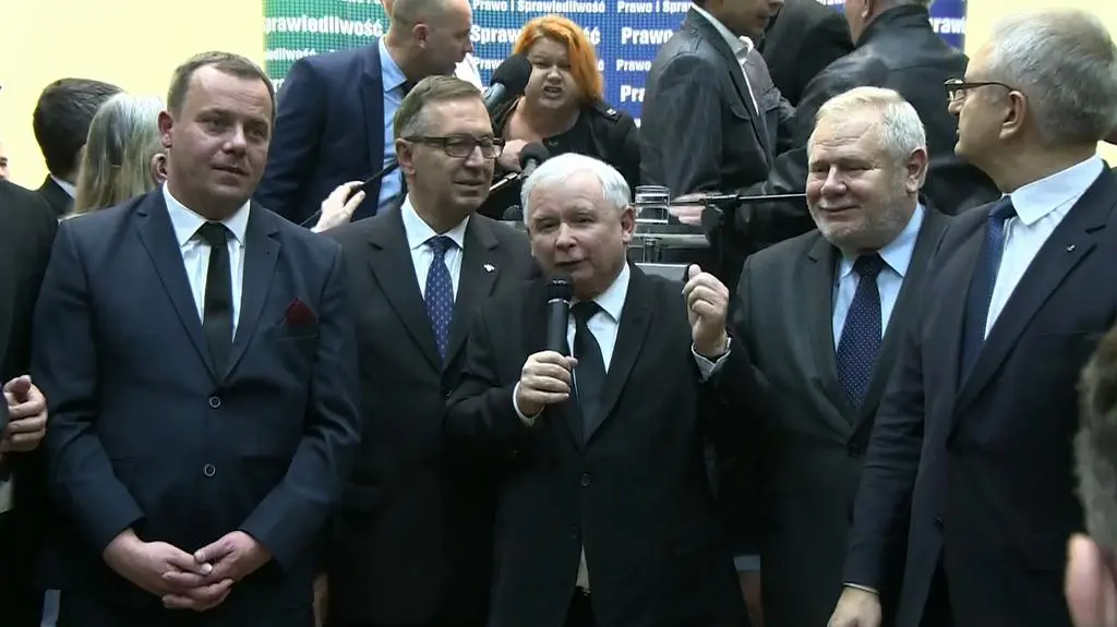 Przerwała wystąpienie Jarosława Kaczyńskiego