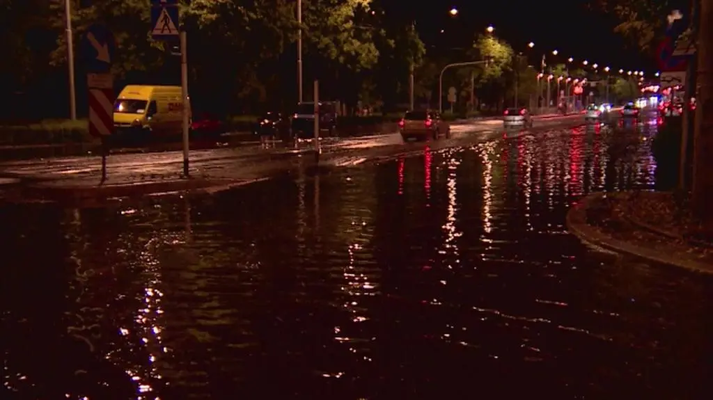 Gwałtowna burza we Wrocławiu