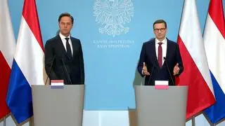 Mark Rutte i Mateusz Morawiecki