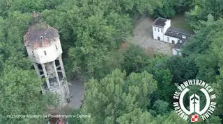 Przed laty więża ciśnień zaopatrywała okoliczny teren w wodę i była punktem orientacyjnym dla pilotów