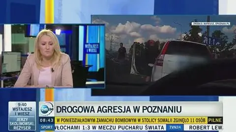 Psycholog transportu o zachowaniu kierowcy białej hondy