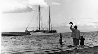 Archiwalne zdjęcia żaglowca