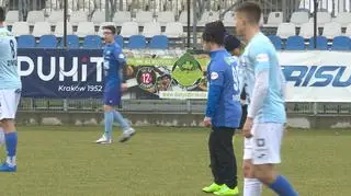 Mecz Hutnika Kraków z podopiecznymi stowarzyszenia Tęcza