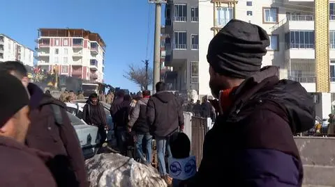 Relacja reportera TVN24 Pawła Łukasika, który wraz z operatorem Tomaszem Burdalem jest w Turcji (11 lutego 2023 r.)