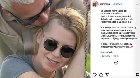 Joanna Kryńska przeszła operację usunięcia guza mózgu 