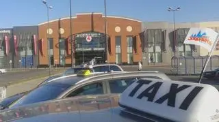 Protest wrocławskich taksówkarzy