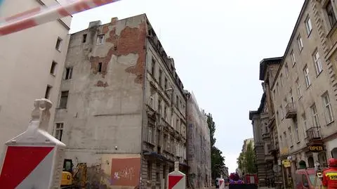 Łódź. Zawalił się strop kamienicy. Kilkadziesiąt osób ewakuowanych