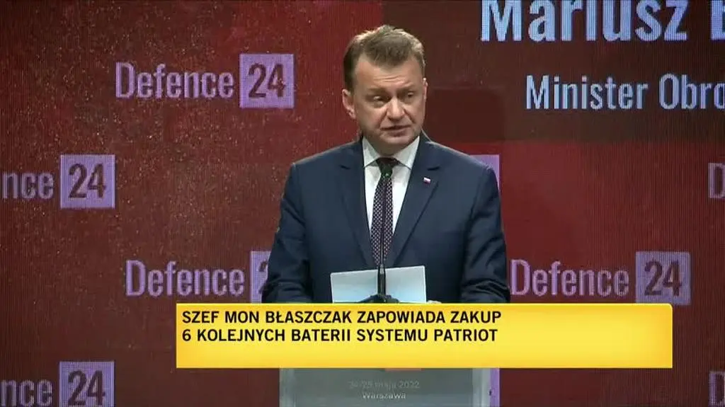 Błaszczak: podpisałem zapytanie ofertowe na kolejne sześć baterii Patriot