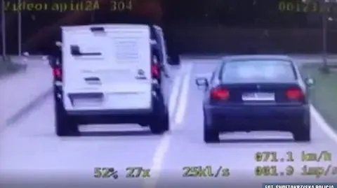 Niebezpieczny manewr przed przejściem dla pieszych kosztował go 1500 złotych