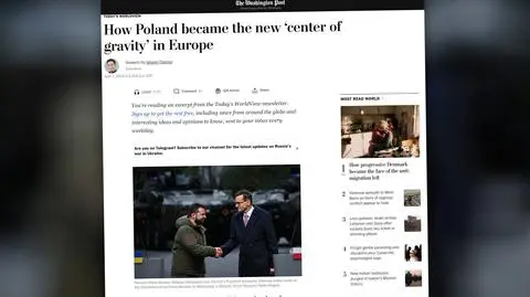 "Washington Post" o tym, "jak Polska stała się nowym 'środkiem ciężkości' w Europie"