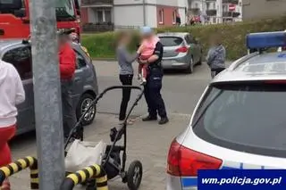 Zatrzasnęła kluczyki w samochodzie, w środku było niemowlę