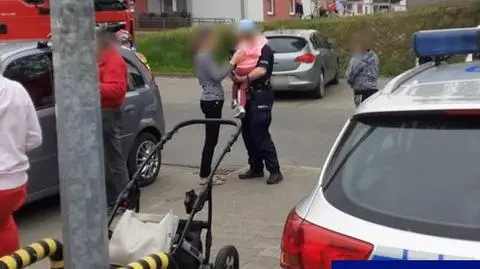 Zatrzasnęła kluczyki w samochodzie, w środku było niemowlę