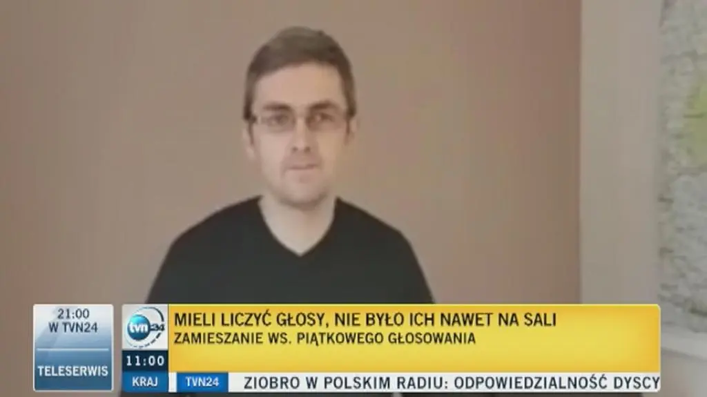Krystian Jarubas zaprzecza jakoby liczył głosy