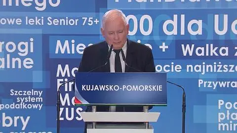 Kaczyński mówił w Bydgoszczy o relacjach Polski z zagranicą