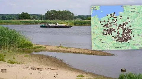 Susza zagląda do polskich rzek, także do Odry. Apele o ograniczanie zużycia wody w blisko 250 gminach