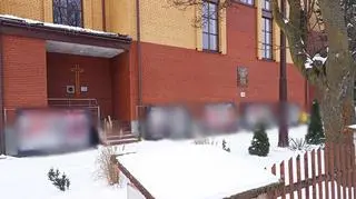 Plakaty pojawiły się na terenie Parafii Chrystusa Miłosiernego w Dęblinie