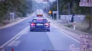 Mężczyzna przekroczył prędkość ponad dwukrotnie
