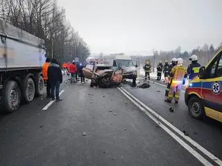 Karambol w Mniowie pod Kielcami