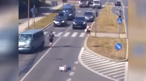 Poszkodowana kobieta w ciężkim stanie trafiła do szpitala