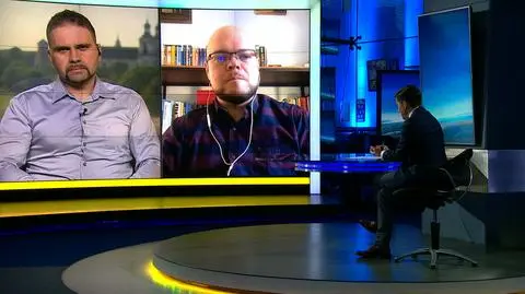 Prof. Krzysztof Pyrć i kardiolog Szymon Barabach byli gośćmi sobotniego wydania "Faktów po Faktach"