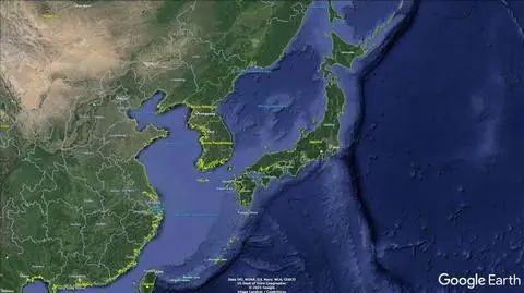 map japonia