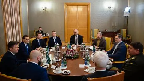 Spotkanie Mateusza Morawieckiego z szefem MSZ Ukrainy Dmytrem Kułebą