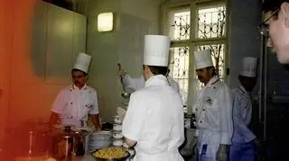 Kucharze przy pracy