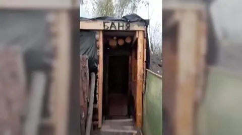 Sauna, która powstała przy froncie