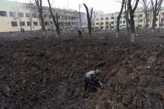 Szpital położniczy w Mariupolu (09.03.2022)