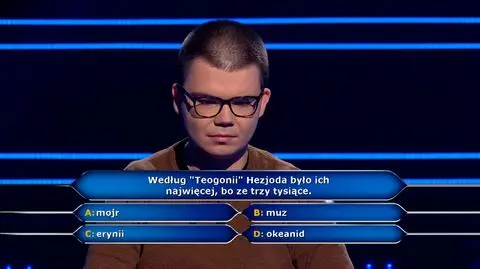 Pytanie w "Milionerach" o postaci z "Teogonii" Hezjoda